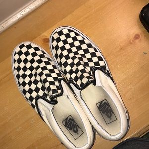 Checkered (black and white) vans